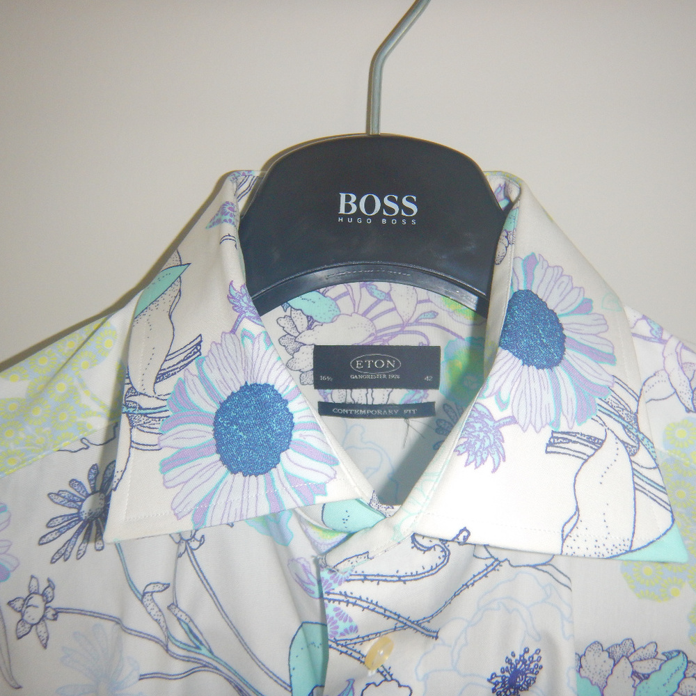 Amazing floral ETON Dress Shirt